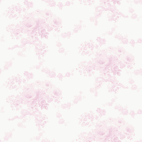 A-Street Prints LoveShackFancy Charlamagne Harbor Pink Dream Wallpaper