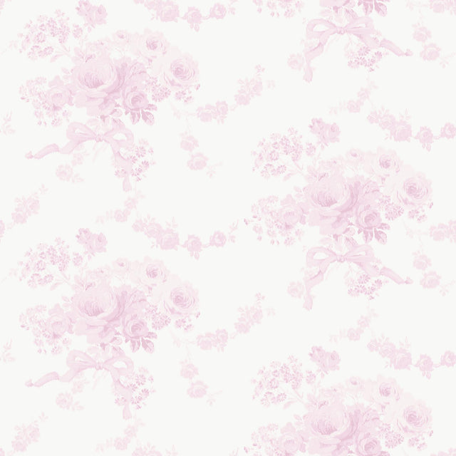 A-Street Prints LoveShackFancy Charlamagne Harbor Pink Dream Wallpaper