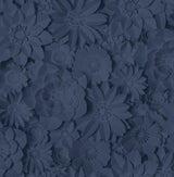 Brewster Home Fashions Fine Decor Medley Dacre Dark Blue Wallpaper