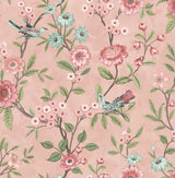 Brewster Home Fashions Fine Decor Medley Elspeth Pink Wallpaper