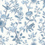 Brewster Home Fashions Fine Decor Medley Elspeth Blue Wallpaper