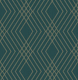 Brewster Home Fashions Fine Decor Medley Shard Evergreen Wallpaper