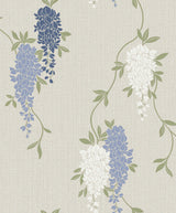 Brewster Home Fashions Fine Decor Medley Aisla Blue Wallpaper