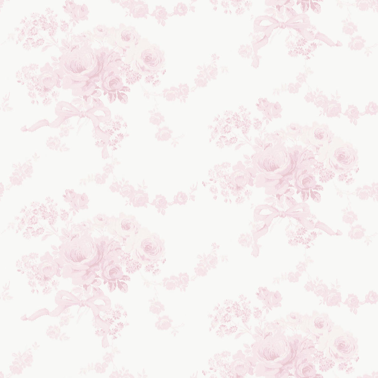 Brewster Home Fashions LoveShackFancy LoveShackFancy NuWallpaper Champagne Harbor Pink Dream Wallpaper