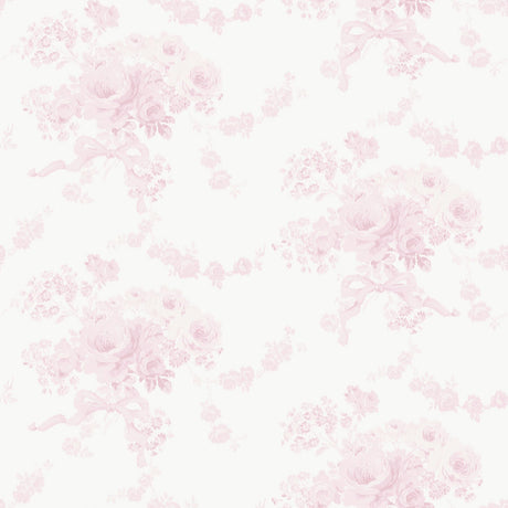 Brewster Home Fashions LoveShackFancy LoveShackFancy NuWallpaper Champagne Harbor Pink Dream Wallpaper