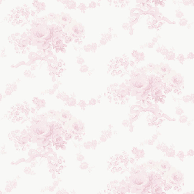 Brewster Home Fashions LoveShackFancy LoveShackFancy NuWallpaper Champagne Harbor Pink Dream Wallpaper
