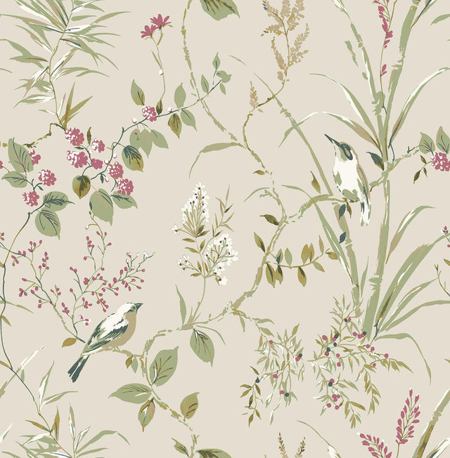 Brewster Home Fashions Fine Decor Medley Mariko Neutral Wallpaper