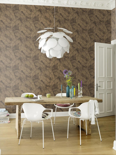 Brewster Home Fashions Rasch Rasch Galner Copper Wallpaper
