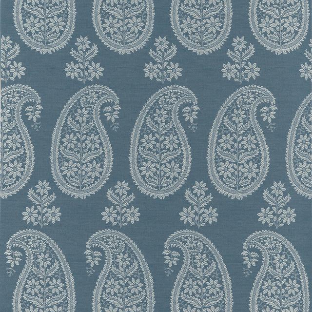 Anna French Campania Paisley Blue Wallpaper