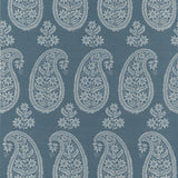 Anna French Campania Paisley Blue Wallpaper
