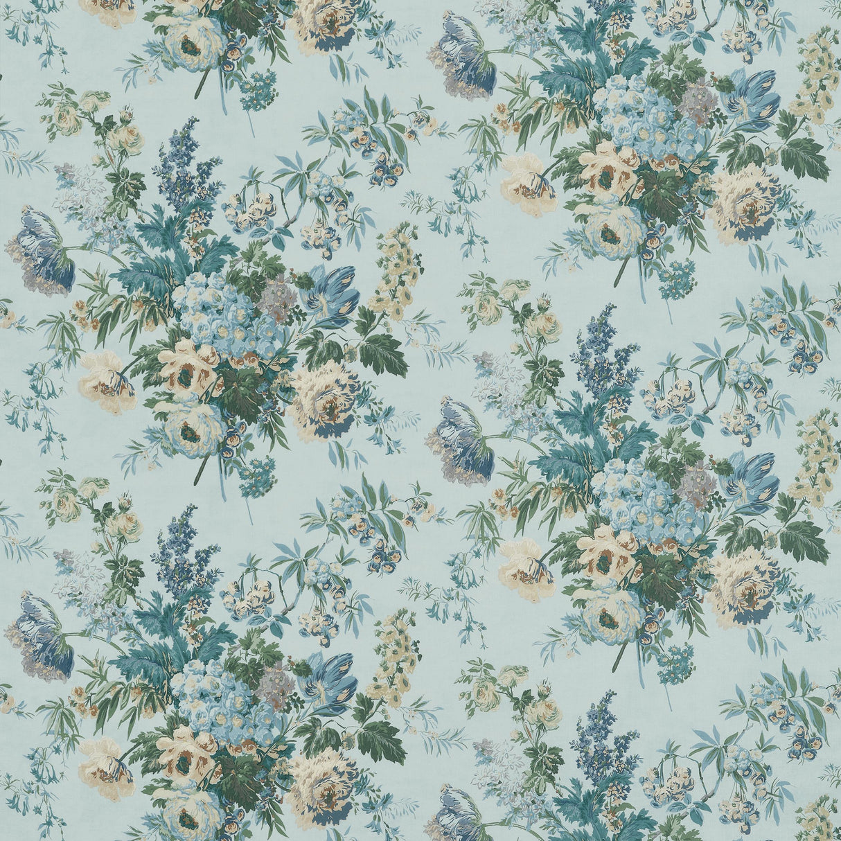 Anna French Garden Club Blue Fabric