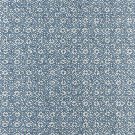 Anna French Holly Trellis Blue Wallpaper