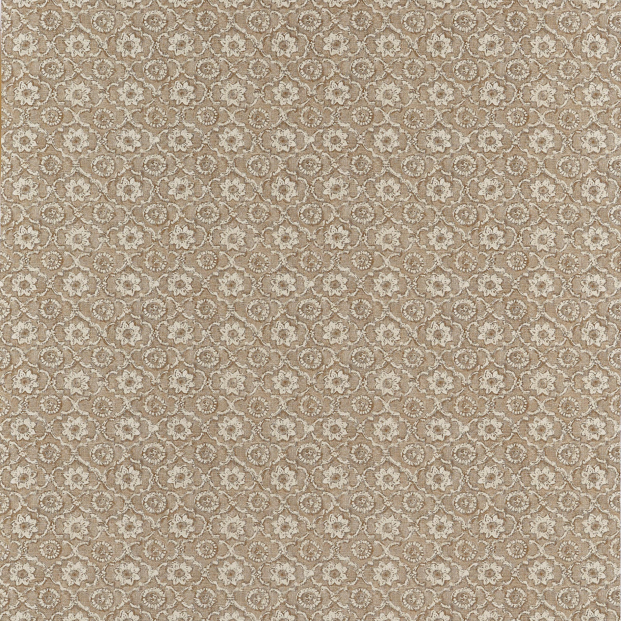 Anna French Holly Trellis Beige Wallpaper