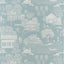 Anna French Farmingdale Spa Blue Wallpaper