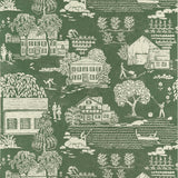 Anna French Farmingdale Green Wallpaper