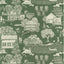 Anna French Farmingdale Green Wallpaper