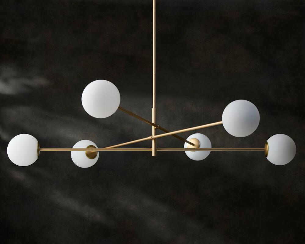 Surya Fonte FTE-001 44"L x 44"W x 26"H Ceiling Lighting