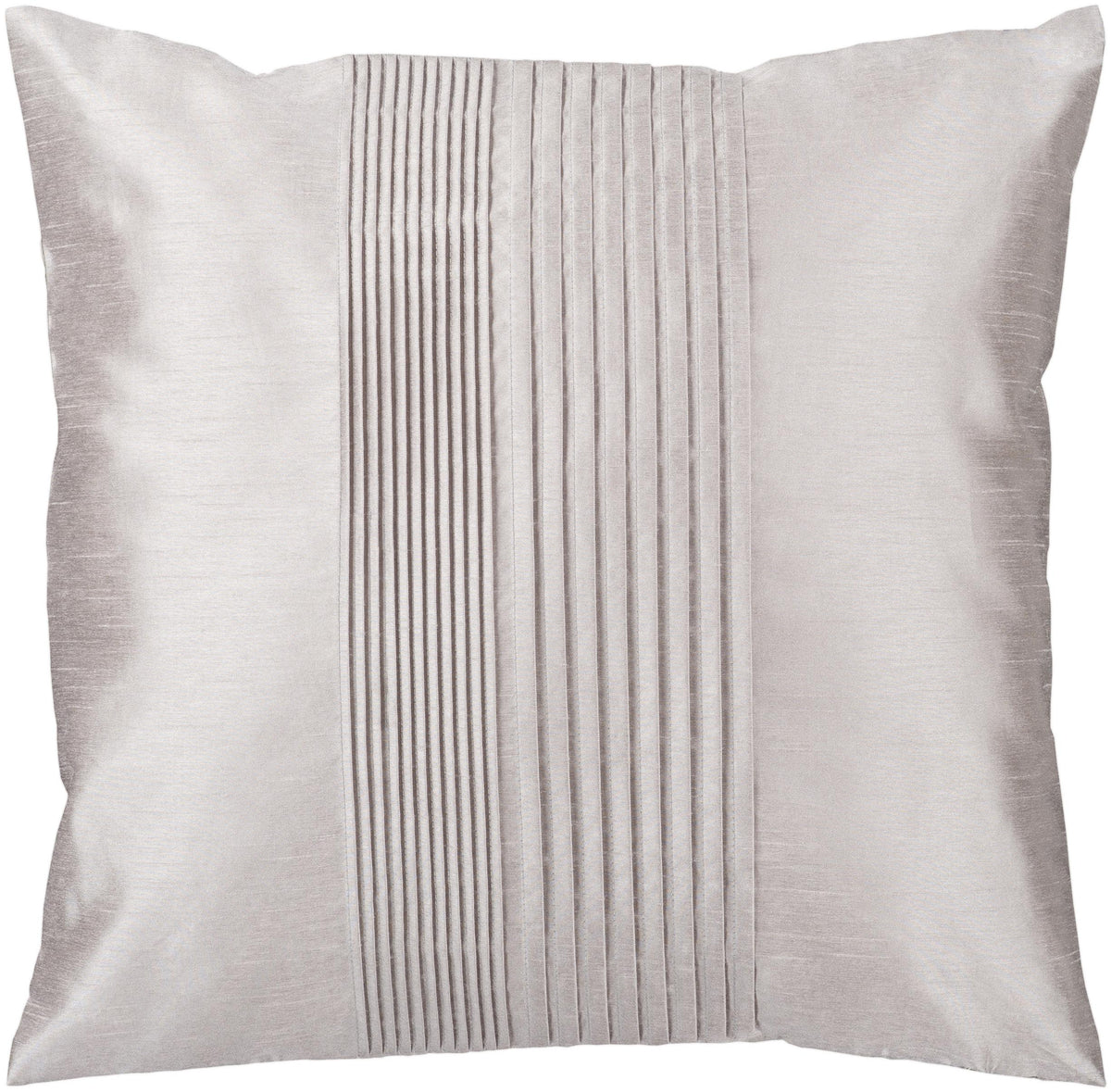 Surya Solid Pleated HH-015 18"H x 18"W Pillow Kit