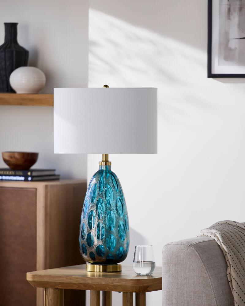 Surya Hexham HXM-001 28"H x 16"W x 17"D Table Lighting