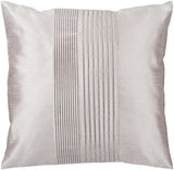 Surya Solid Pleated HH-015 18"H x 18"W Pillow Cover