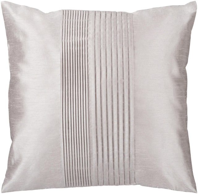 Surya Solid Pleated HH-015 18"H x 18"W Pillow Cover