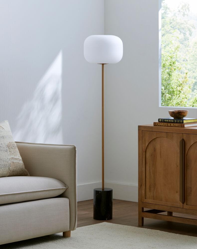 Surya Lunaris LUA-001 61"H x 15"W x 15"D Floor Lighting