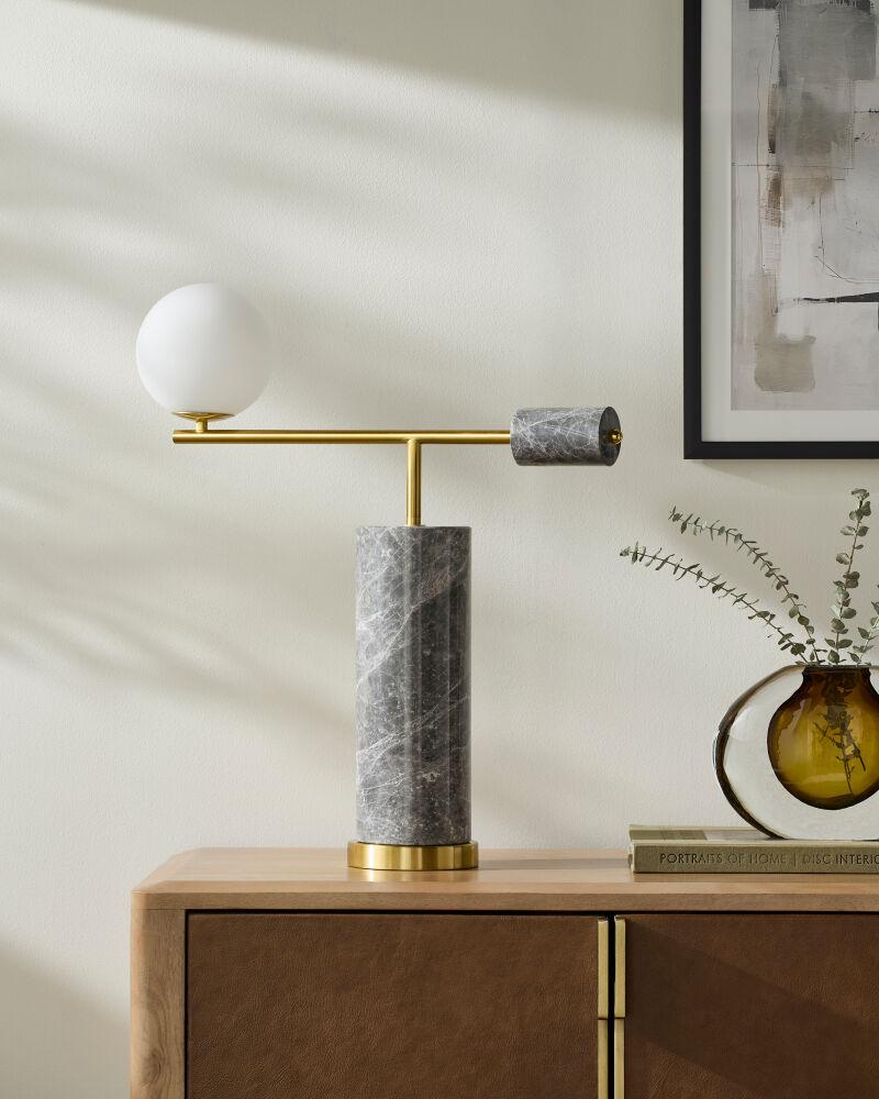 Surya Oslin OSL-003 25"H x 6"W x 21"D Table Lighting