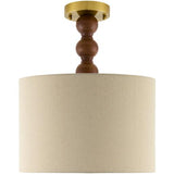 Surya Wiluna WLN-009 14"L x 14"W x 17"H Ceiling Light