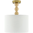 Surya Wiluna WLN-010 14"L x 14"W x 17"H Ceiling Light