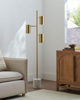 Surya Zion ZIO-001 65"H x 23"W x 23"D Floor Lighting