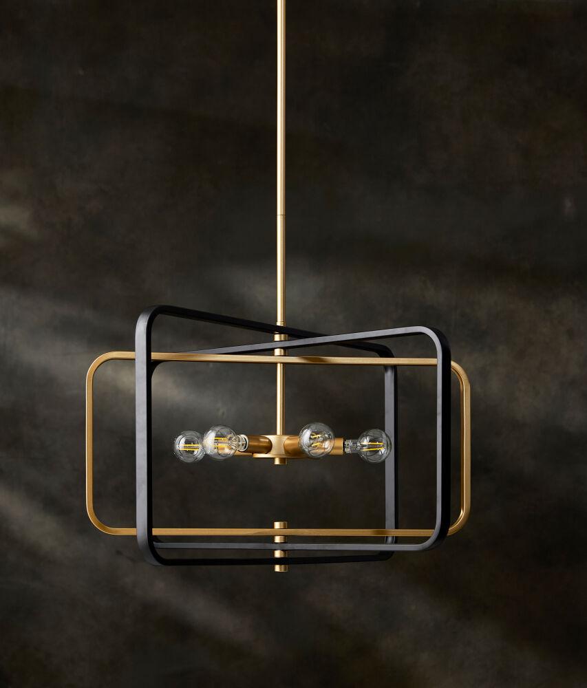 Livabliss Zamora ZMR-001 25"L x 25"W x 14"H Ceiling Lighting