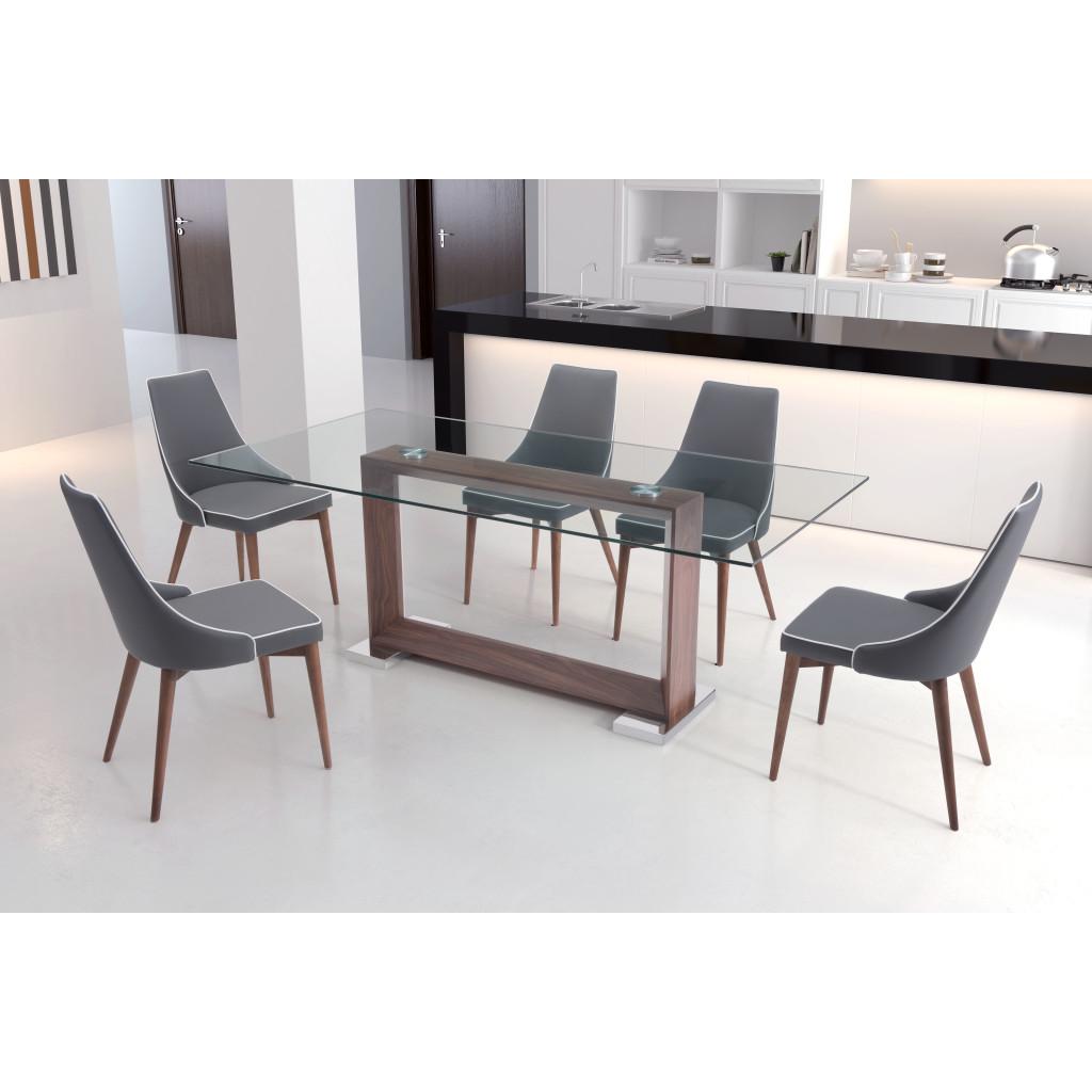 ZUO Moor Dining Chair (Set of 2) Dark Gray