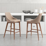 ZUO Moor Counter Stool Beige