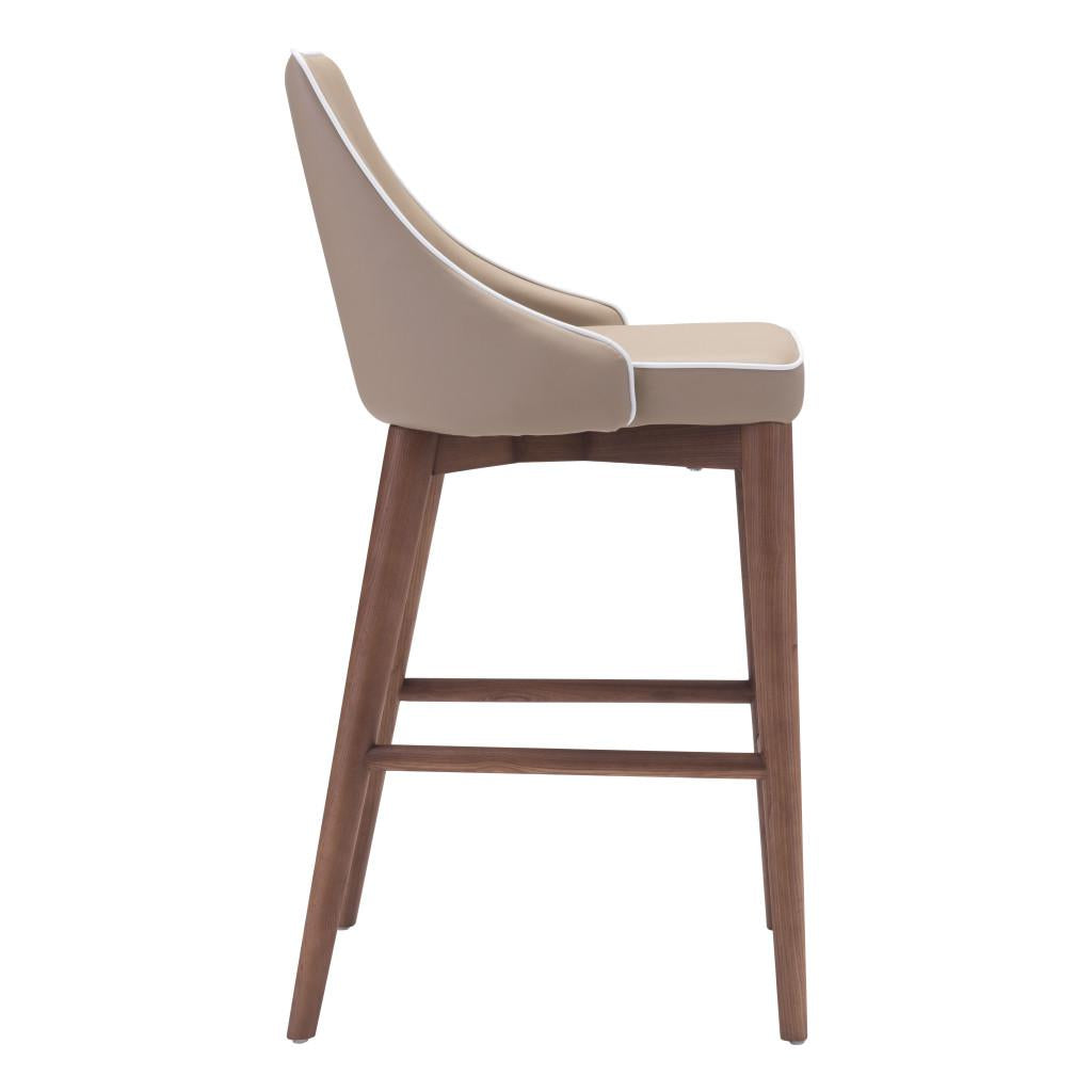 ZUO Moor Counter Stool Beige