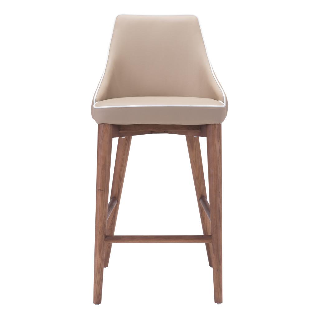 ZUO Moor Counter Stool Beige