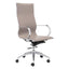 ZUO Glider High Back Office Chair Taupe