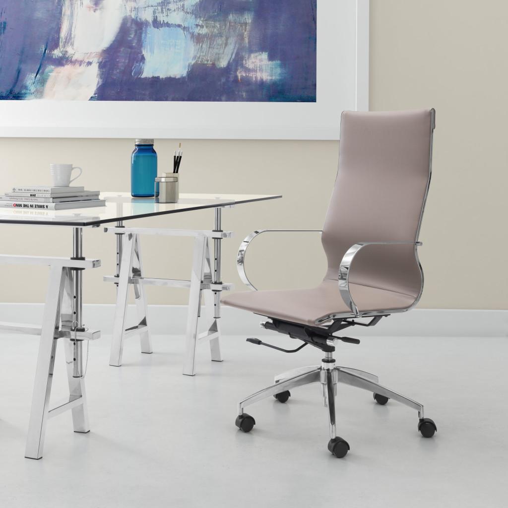 Zuo Glider High Back Office Chair - Thumbnail 3