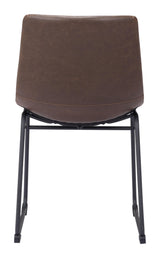 ZUO Smart Dining Chair (Set of 2) Vintage Espresso