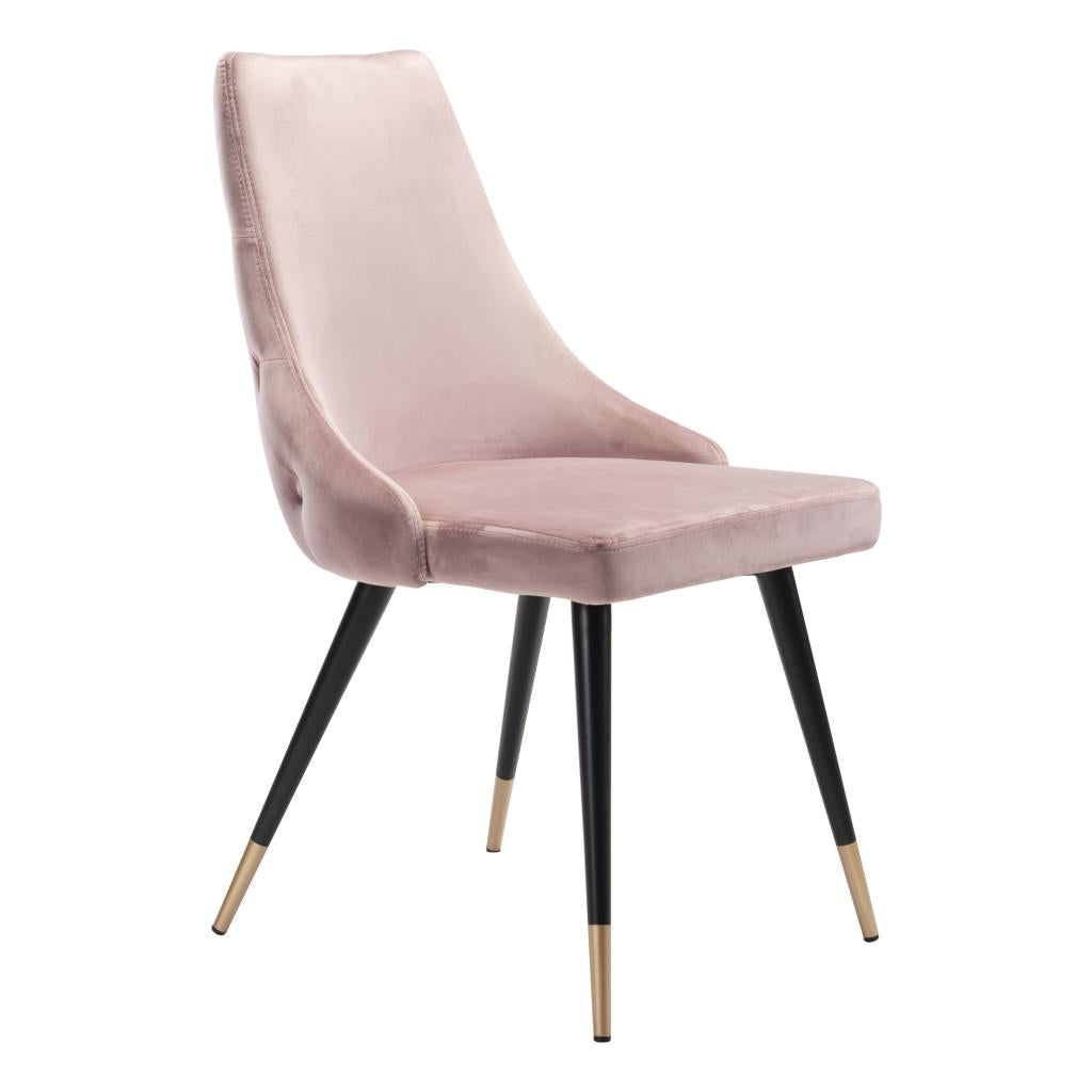 ZUO Piccolo Dining Chair (Set of 2) Pink