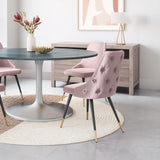 ZUO Piccolo Dining Chair (Set of 2) Pink