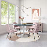 ZUO Piccolo Dining Chair (Set of 2) Pink