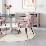 ZUO Piccolo Dining Chair (Set of 2) Pink
