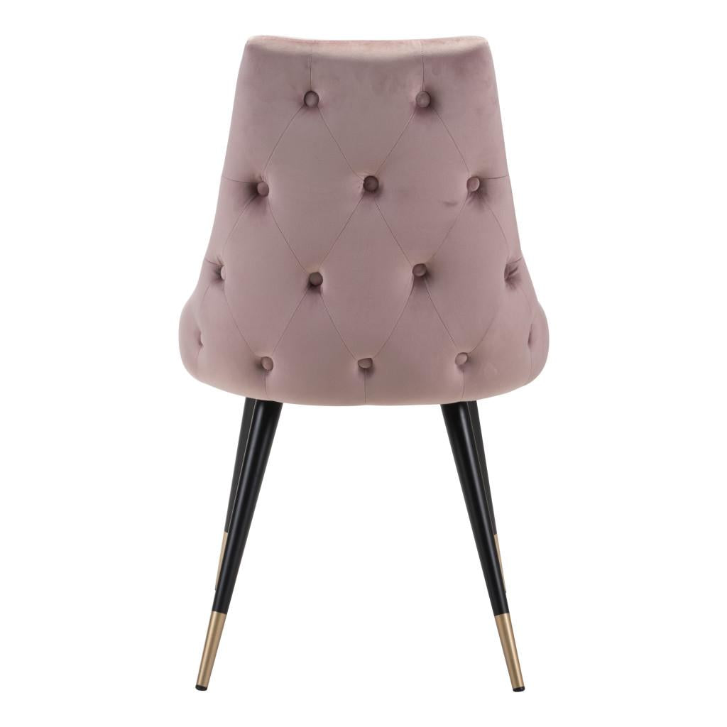 ZUO Piccolo Dining Chair (Set of 2) Pink