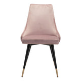 ZUO Piccolo Dining Chair (Set of 2) Pink