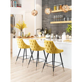 ZUO Piccolo Counter Stool Yellow