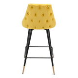 ZUO Piccolo Counter Stool Yellow