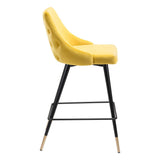 ZUO Piccolo Counter Stool Yellow
