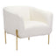 ZUO Micaela Armchair Ivory