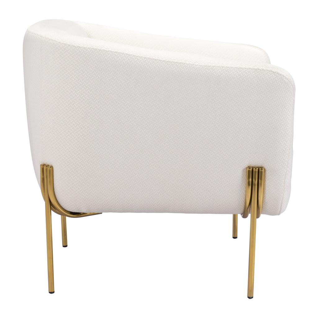 ZUO Micaela Armchair Ivory