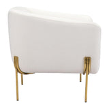 ZUO Micaela Armchair Ivory